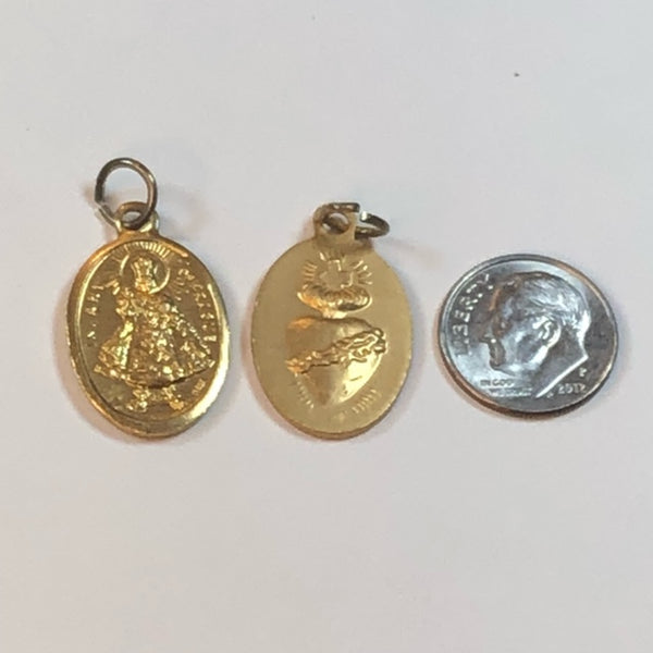 Infant of Prague Religious Metal Charms - Lot of Twenty