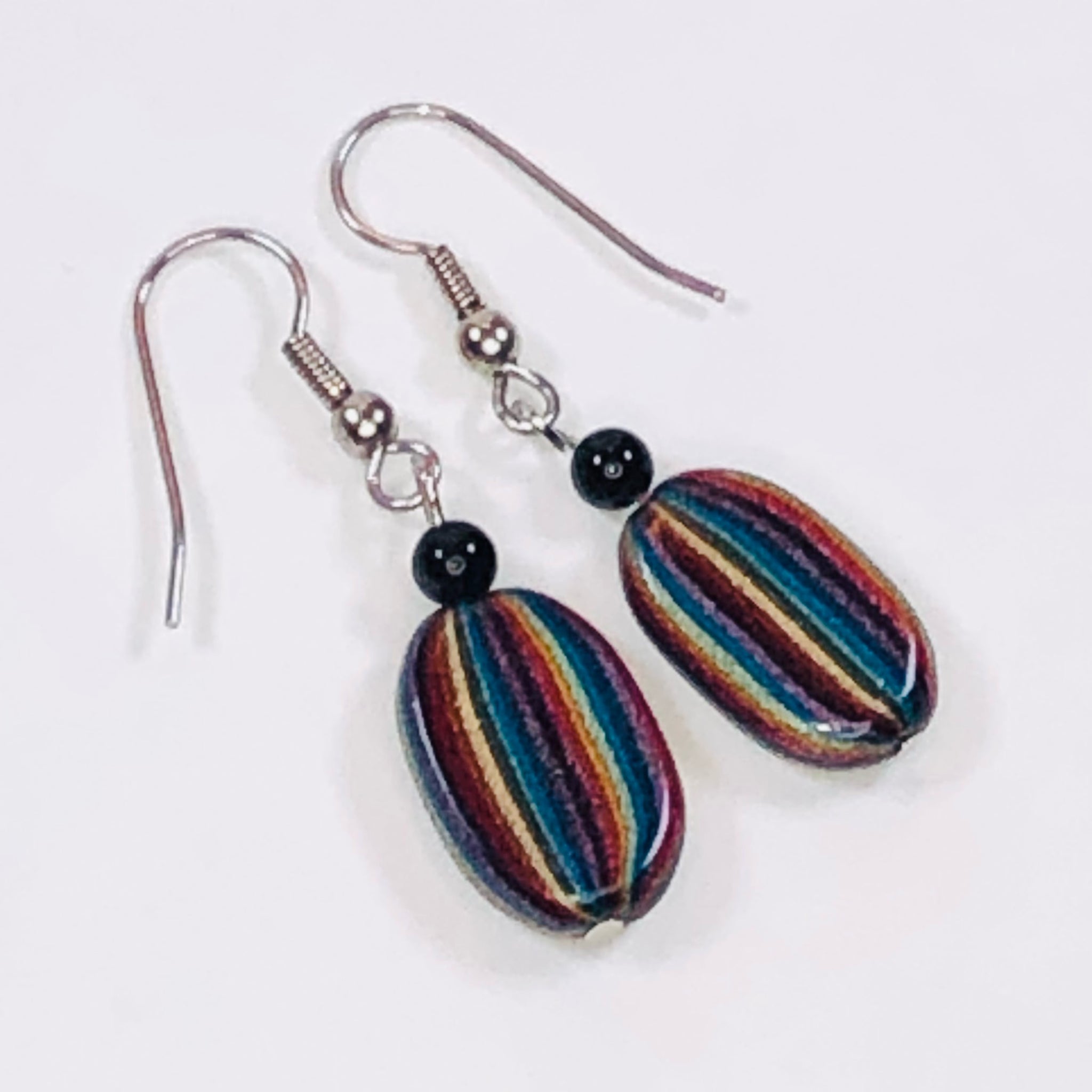 Jenn Ross Designs Metallic Polymer Clay Earrings